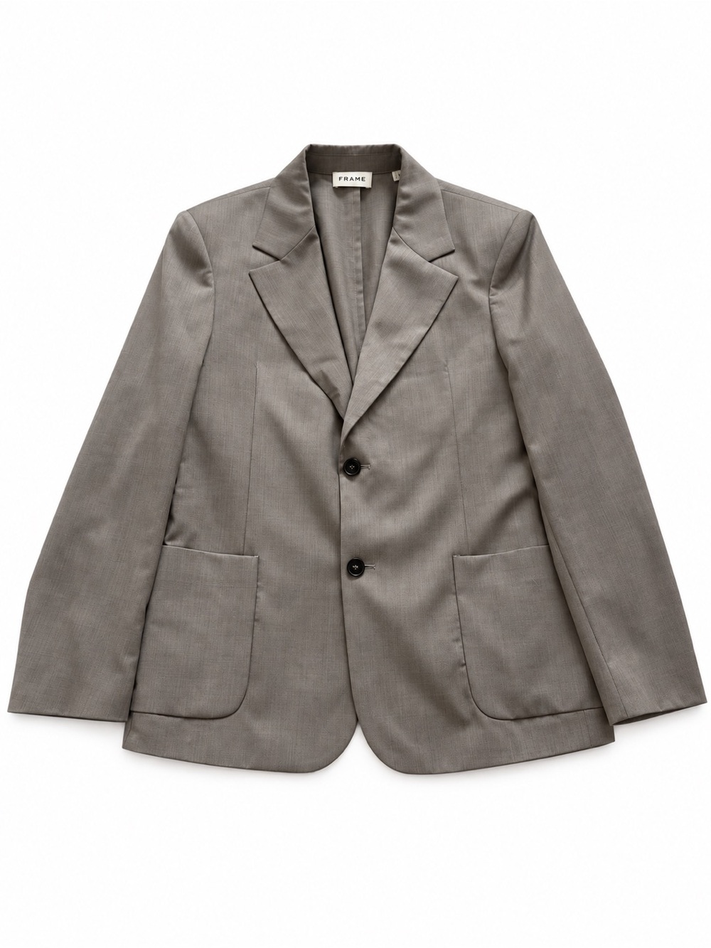 Frame Denim Men's Light Gray Two-Button Sport Coat